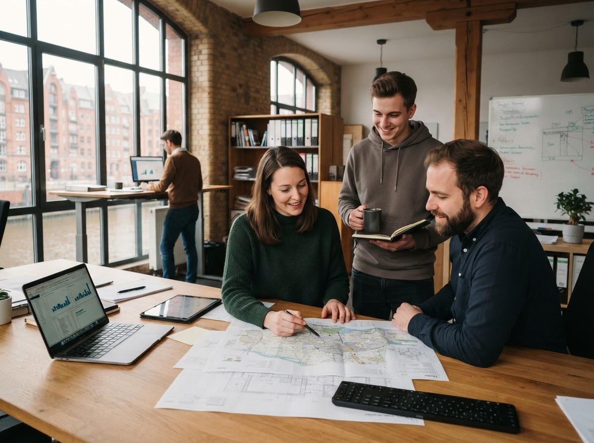 Helios Handel Analystenteam bei der Auswertung von Marktdaten